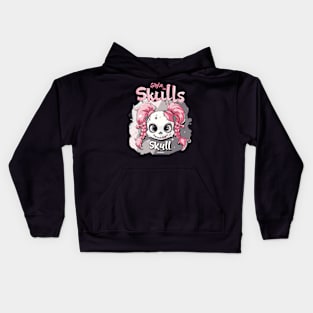 Skull Girl, Skull Fun T-Shirt 03 Kids Hoodie